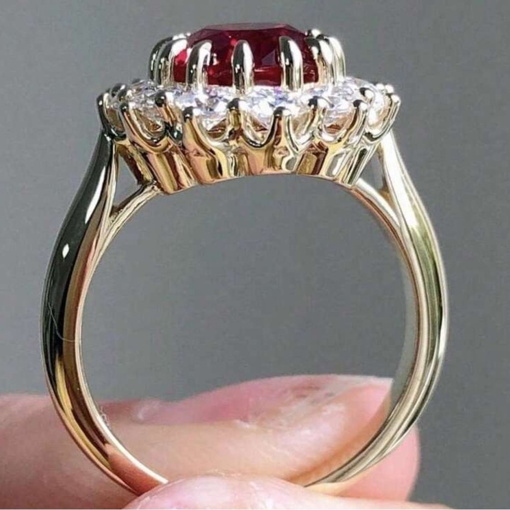 - DIAMOND WEDDING RING ENGAGEMENT RING - Picture 5 of 12